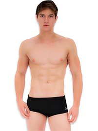 Mens swim suit - Sunga Black smooth