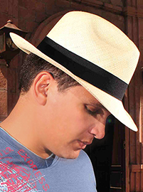 Panama Cuenca Hat - Fedora - Light Brown