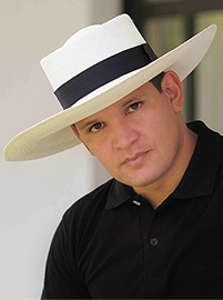 Panama Hat - Gambler for Men Wide Brim