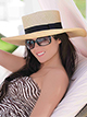 Panama Cuenca Hat - Gambler (Chemise) for Women  Wide Brim