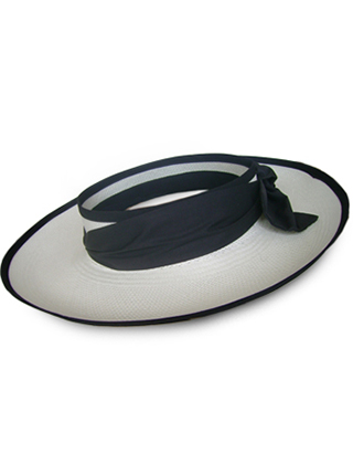 Women's Beach Panama Hat with Ribbon